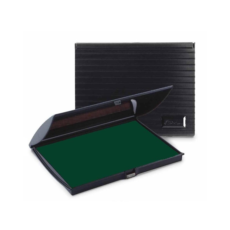 Uimprint Large 5'' x 7'' Felt Rubber Stamp Ink Pad, Green - Image 1